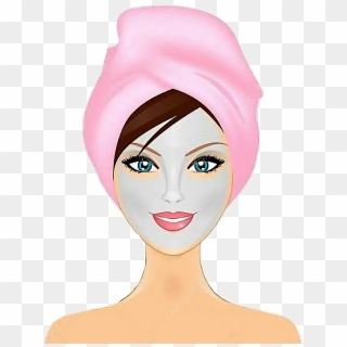 #skincare #spa #facial#freetoedit - Spa Face Mask Clipart, HD Png Download