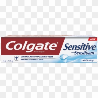 Colgate Sensitive Sensifoam With Whitening Is A New - Colgate, HD Png Download