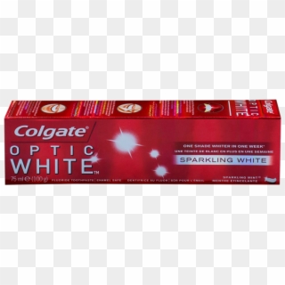 Colgate Tooth Paste Optic White Sparkling 75 Ml, HD Png Download