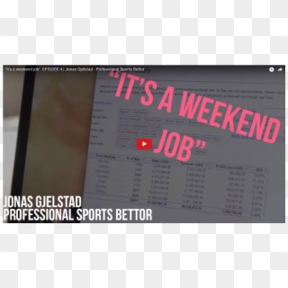 It's A Weekend Job, HD Png Download