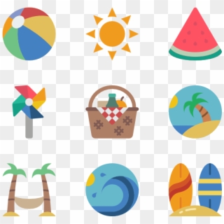 Summer Time - Wedding Icons Graphics Png, Transparent Png