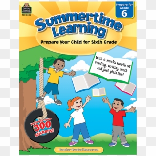 Tcr8846 Summertime Learning Grade 6 Image - Learning Areas For Grade 5, HD Png Download