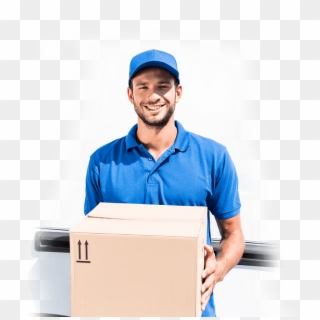 Delivery Man With Box - Personal Computer, HD Png Download