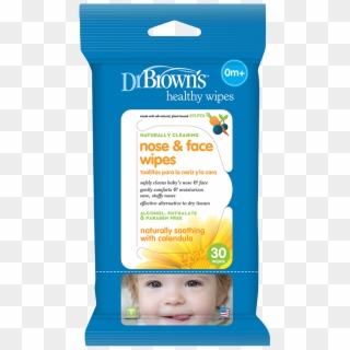 Hg002 Pkg F Nose And Face Wipes 30-pack - Dr Brown's Pacifier And Bottle Wipes, HD Png Download