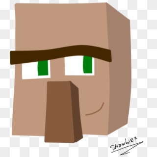 Minecraft Villager Drawing - Carton, HD Png Download