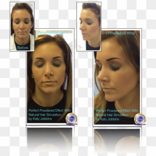 32-katy Jobbins Permanent Makeup Perfect Powdered Effect - Collage, HD Png Download