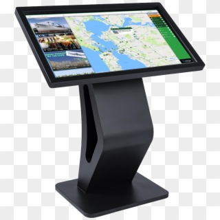 Interactive Kiosk - Computer Monitor, HD Png Download