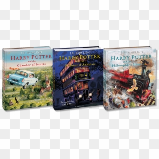 Special Illustrated Editions Of The First Three Harry - Harry Potter Felsefe Taşı Resimli Özel Baskı, HD Png Download