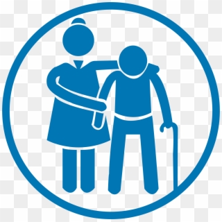 Nursing Care @ Home - Clipart Old People Carers, HD Png Download