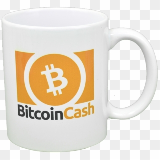 Ceramic Mug With Bitcoin Cash Logo - Bitcoin Cash Png, Transparent Png