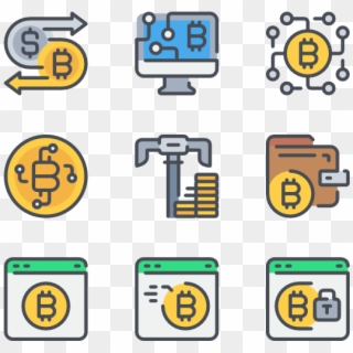Bitcoin - Cyber Security Icon Set, HD Png Download