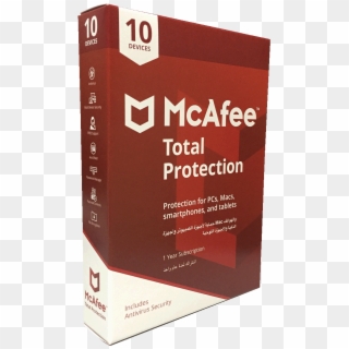 Mcafee Total Protection 10 Devices 1 Year Subscription - Book Cover, HD Png Download