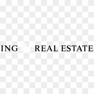 Ing Real Estate Logo Black And White - Ing Group, HD Png Download