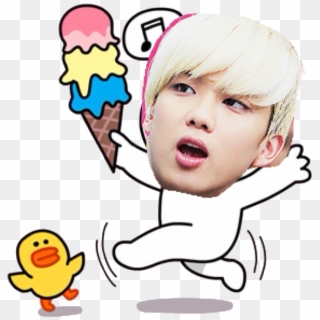 Fyeah Daehyun Oppa - Cony Png Line Sticker, Transparent Png