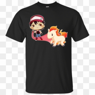 Chibi Red Ponyta Video Game T Shirt & Hoodie Evolst - Chaos Coordinator Shirt, HD Png Download