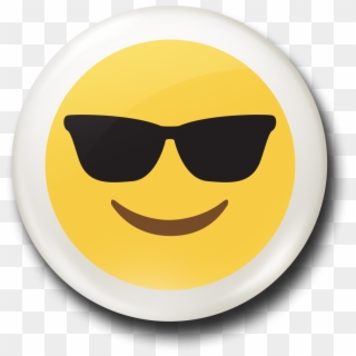 Sunglasses Emoji Png 100917 - Смайлик Png В Очках, Transparent Png