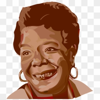 Felicia Digital Illustration Maya Angelou - Maya Angelou Vector, HD Png Download