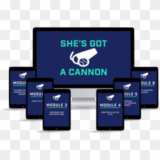 She's Got A Cannon Throwing Softball - Graphic Design, HD Png Download