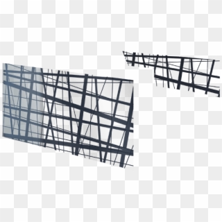 Chair Panel Acrylic Crosshatch - Scaffolding, HD Png Download