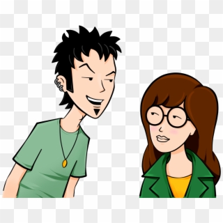 Hey Daria By Blackfuego-d4w0ei4 - Daria And Trent, HD Png Download