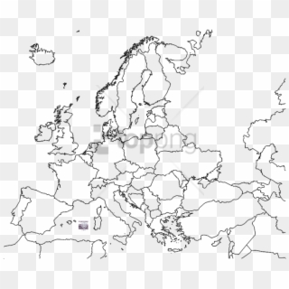 Free Png Blank Color World Map Png Png Image With Transparent - Map Of Europe Outline Png, Png Download