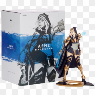 Ashe Unlocked Statue - Action Figure Ashe League Of Legends, HD Png Download