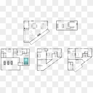 Chalet Layout - Floor Plan, HD Png Download