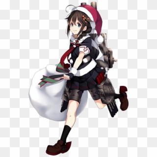 Kantai Collection Kancolle 105 Christmas Dd Shigure - Kantai Collection  Iowa Christmas, HD Png Download - 522x791(#5348592) - PngFind