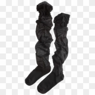 Black Tights Stockings Polyvore Moodboard Filler - Black Moodboard Png, Transparent Png