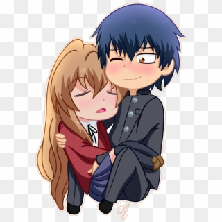 Taiga Hug Discord Emoji - Ryuuji Takasu And Taiga Aisaka, HD Png Download