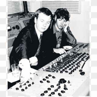 El Joven Emerick Grabando Con Paul Mccartney - Geoff Emerick Abbey Road, HD Png Download