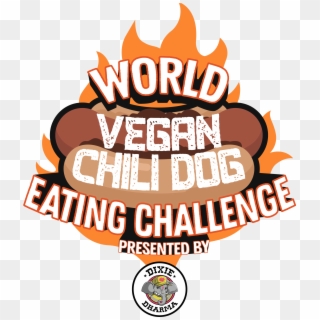 2019 Dixie Dharma World Vegan Chili Dog Eating Challenge - Illustration, HD Png Download