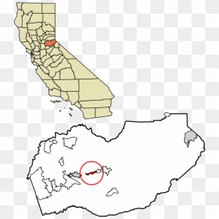 Coloma Ca On Map, HD Png Download