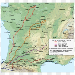 Caminos Santiago Actuales Fr - Atlas, HD Png Download