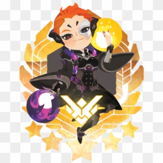 ☆ Freisnow On Twitter - Overwatch Moira Sprays Png, Transparent Png