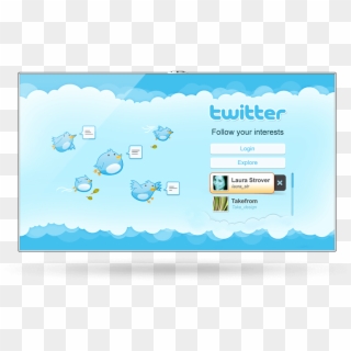 Log-in - Twitter, HD Png Download