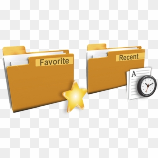 Recent Folders & Favorite Folders - Quartz Clock, HD Png Download