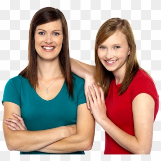 Teenage Girl Royalty-free Png Image - Mother And Daughter Hairstyle, Transparent Png