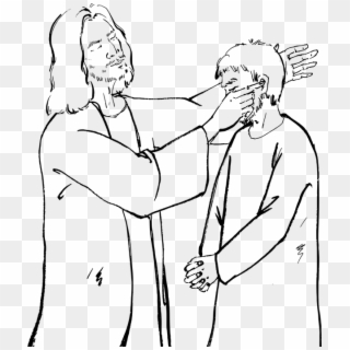 How To Start Healing The Sick Go To Heaven Now - Jesus Heals The Deaf Man Coloring Page, HD Png Download