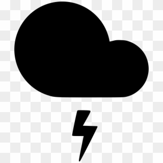 Lightning Cloud Storm Comments - Heart, HD Png Download