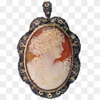 #cameo #necklace #pendant #jewelry #pngs #png #lovely - Vintage Jewelry, Transparent Png