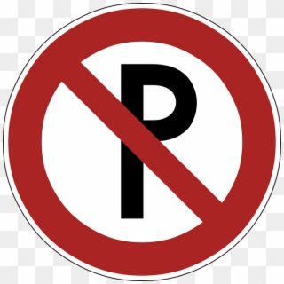 No Parking Sign Signage Road Sign Restricted - ป้าย ห้าม จอด Png, Transparent Png