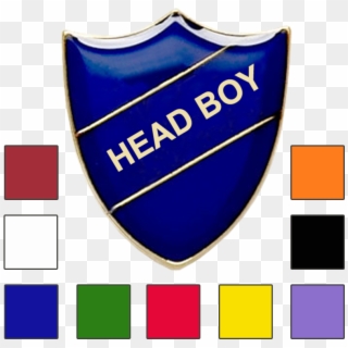 Head Boy School Badge Shield - Emblem, HD Png Download