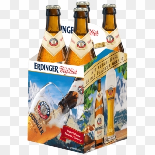 Hefe 4erbasket05l - Erdinger Weissbier, HD Png Download