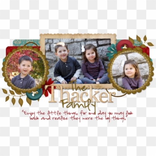 The Thacker Family - Picture Frame, HD Png Download