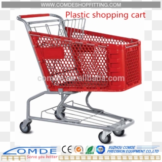 180l Plastic Trolley, 180l Plastic Trolley Suppliers - Shopping Cart, HD Png Download