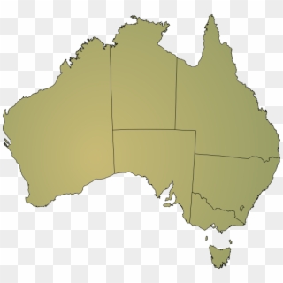 Map Of Australia Cartoon, HD Png Download
