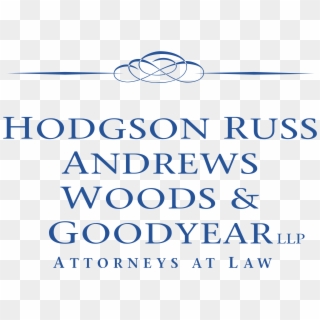 Hodgson Russ Andrews Woods & Goodyear Logo Png Transparent - Calligraphy, Png Download