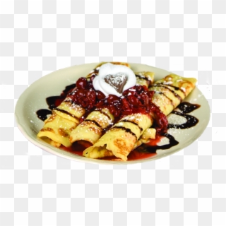 Pancake House Serves Up V-day Crepes Via Dallasfoodner - Crêpe, HD Png Download
