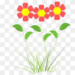 Flower,pink,plant,vector Drawing,free Pictures, Free - Flower Plant Vector Png, Transparent Png